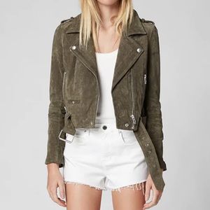 BlankNYC Green Leather Jacket